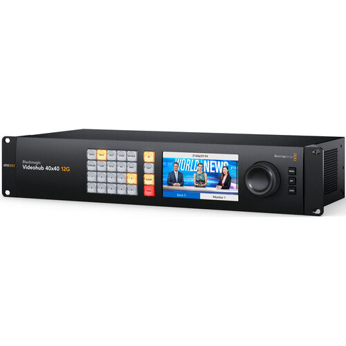 Blackmagic Videohub 40x40 12G from www.thelafirm.com