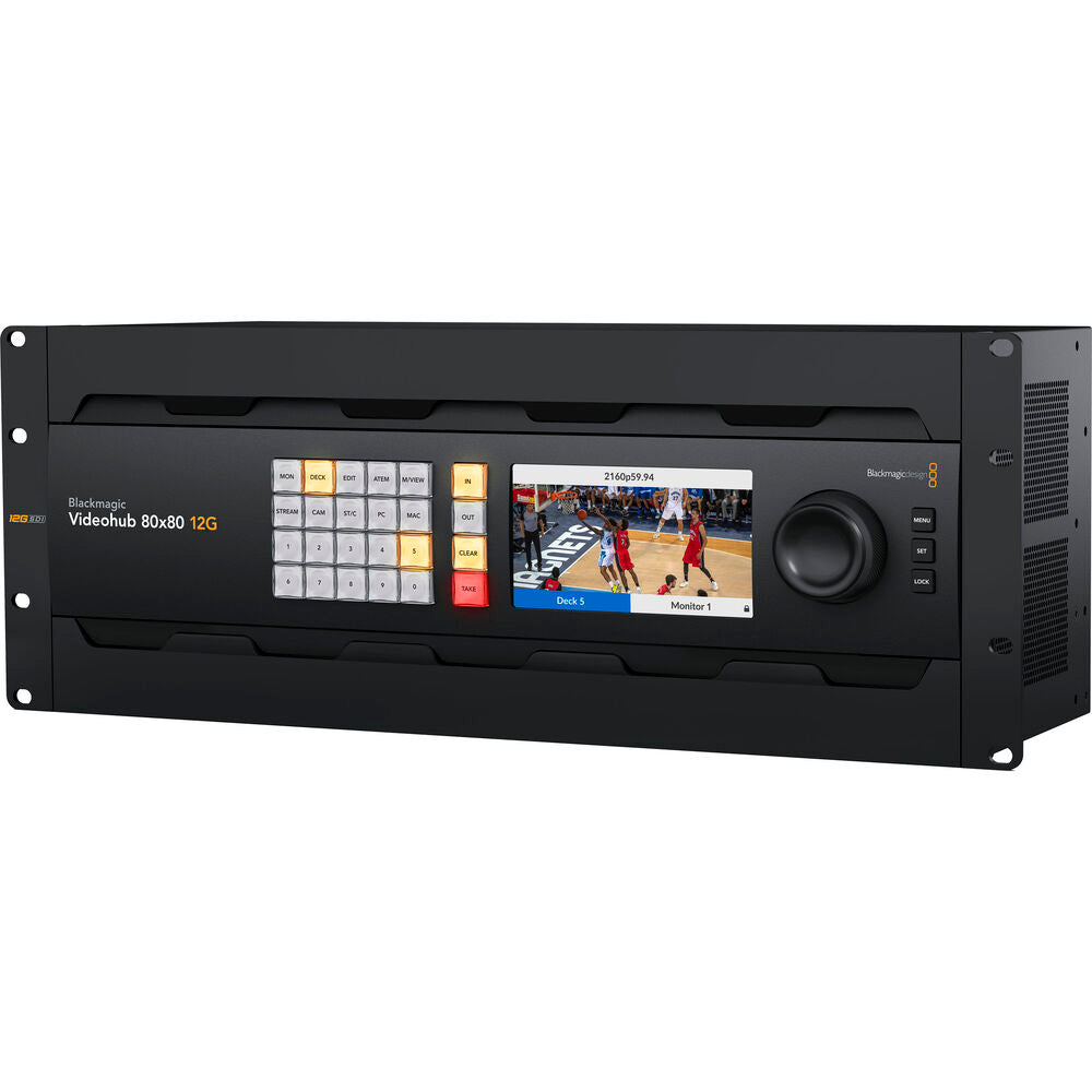 Blackmagic Videohub 80x80 12G from www.thelafirm.com