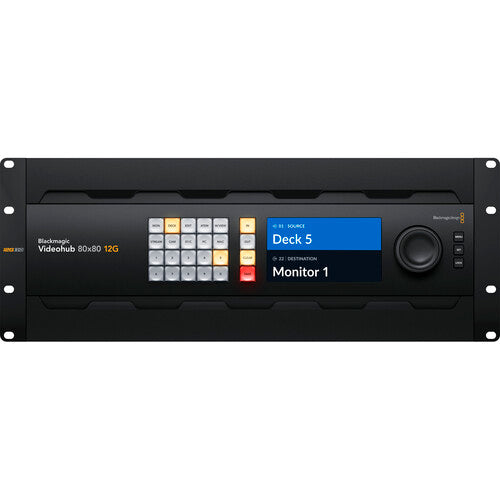 Blackmagic Videohub 80x80 12G from www.thelafirm.com