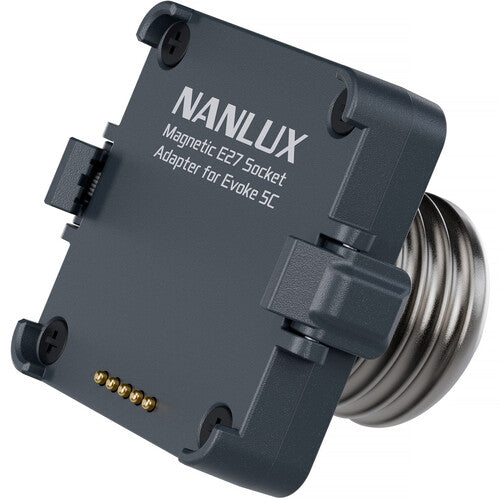 NANLUX AS-MSA-E27-EV5C Evoke 5C Magnetic E27 Socket Adapter | The LA Firm