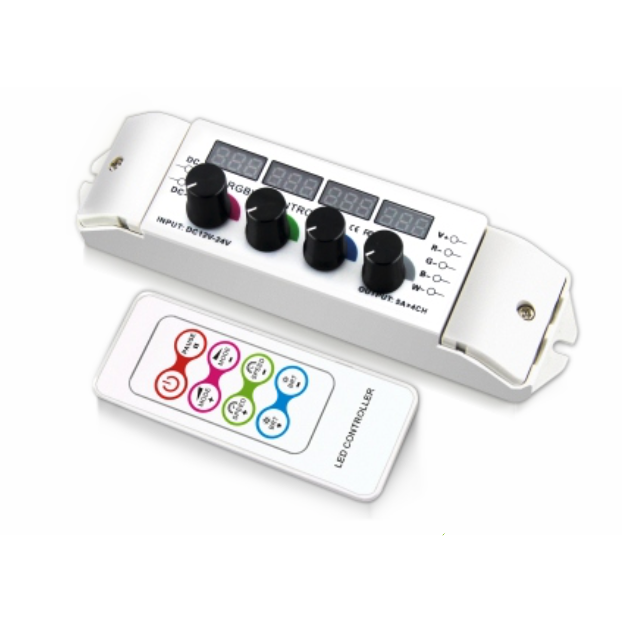 Four Channel RGBW Rotary Dimmer 7.2kHz from www.thelafirm.com