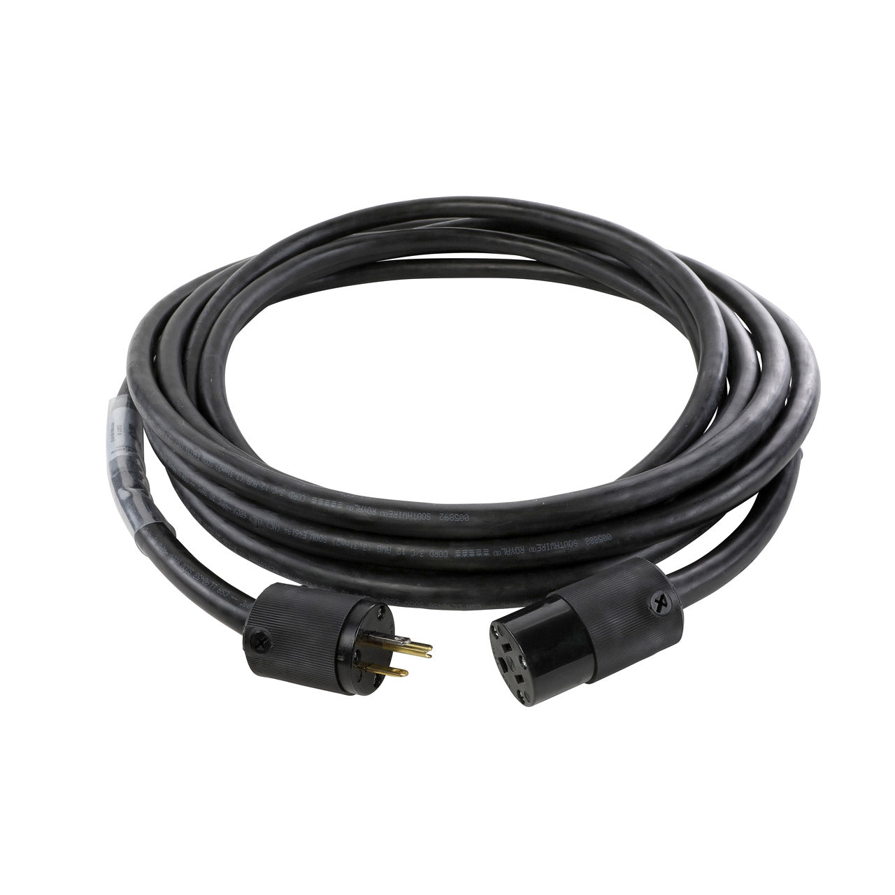 NEMA 5-15 (Edison) Extension - SOOW Cable 50' from www.thelafirm.com