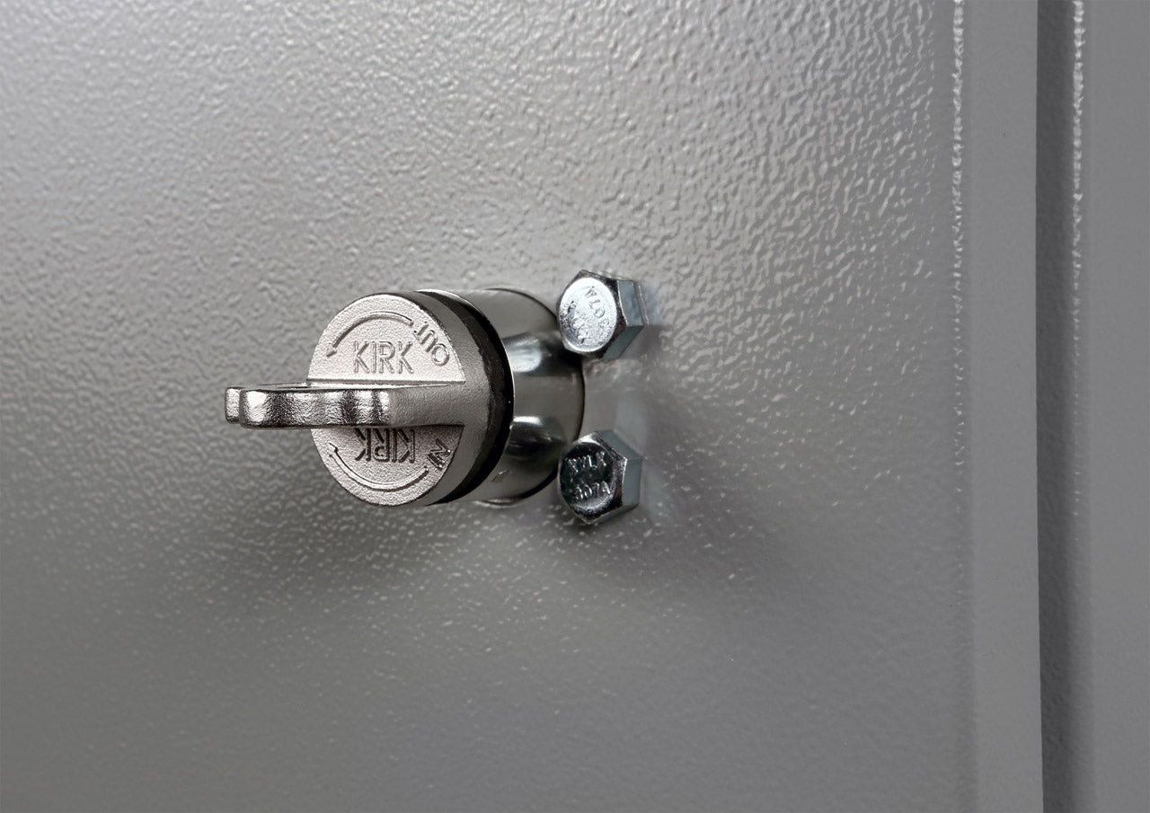 804 A, 3 Phase, 480 VAC, Male Cams (black, red, blue, white, green), Phase Rotation, 2 Wire Start / Stop Terminals, Kirk Key Provision, NEMA 3R Weatherproof, Aluminum Housing from www.thelafirm.com