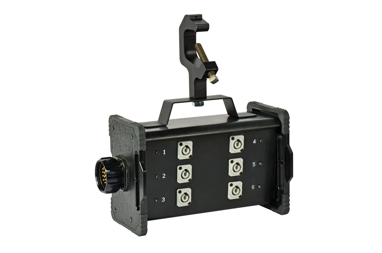 22 Amp Bento Box® powerCON® Breakout Box from www.thelafirm.com