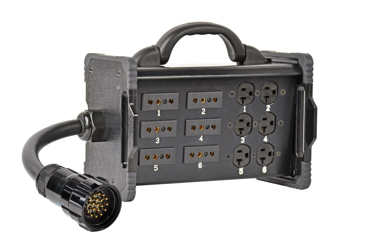 20 Amp Bento Box® Edison/Stage Pin (Bates) Breakout Box from www.thelafirm.com