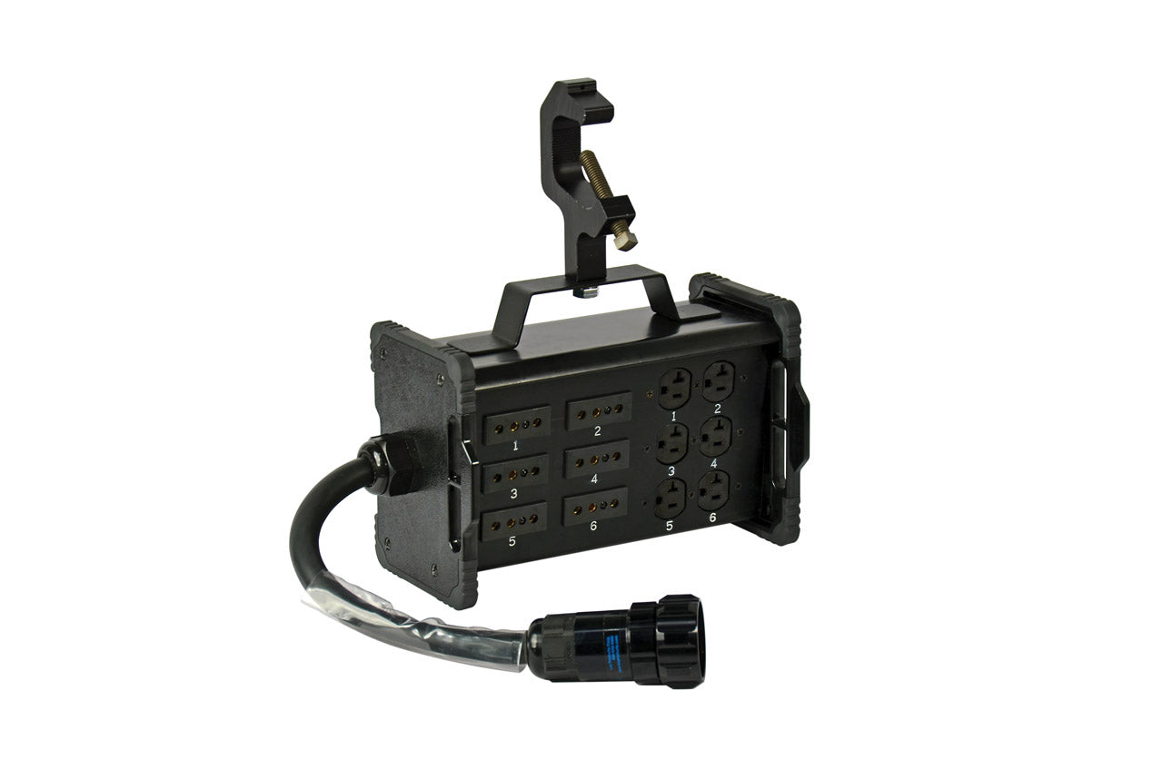 21 Amp Bento Box® Edison/Stage Pin (Bates) Breakout Box from www.thelafirm.com