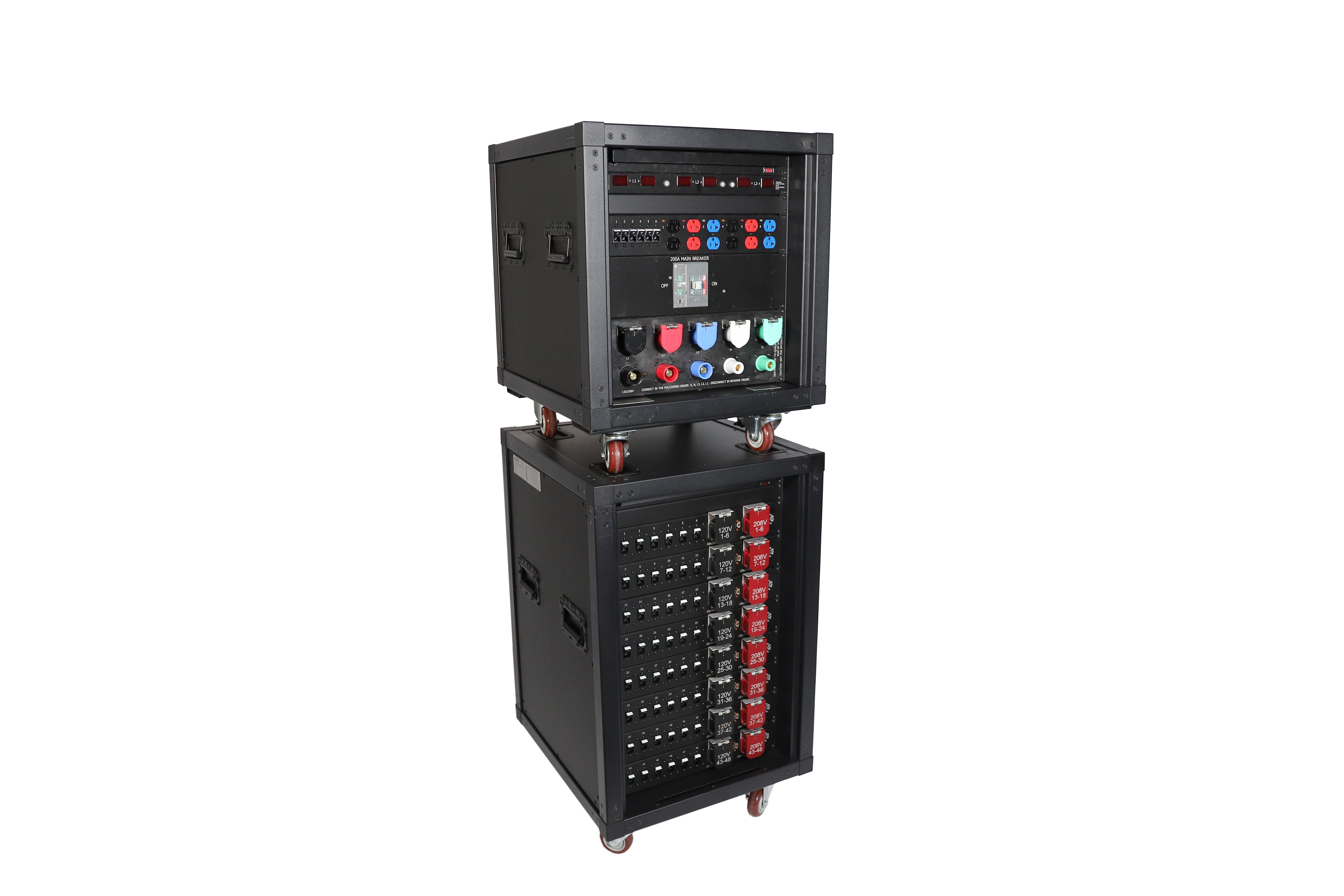 401 Amp "Presidential" PowerRACK™ to 19-Pin/L21-30/Duplex Receptacles from www.thelafirm.com