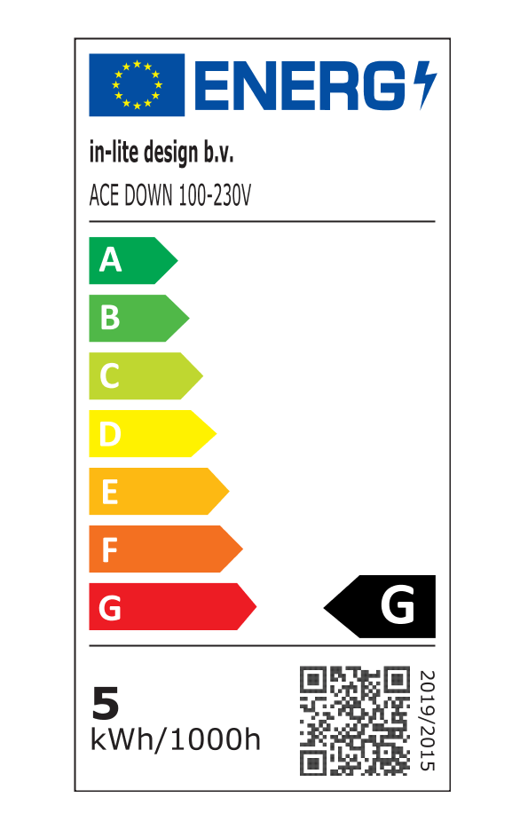 in-lite ACE DOWN 100-230V Corten - 10302121