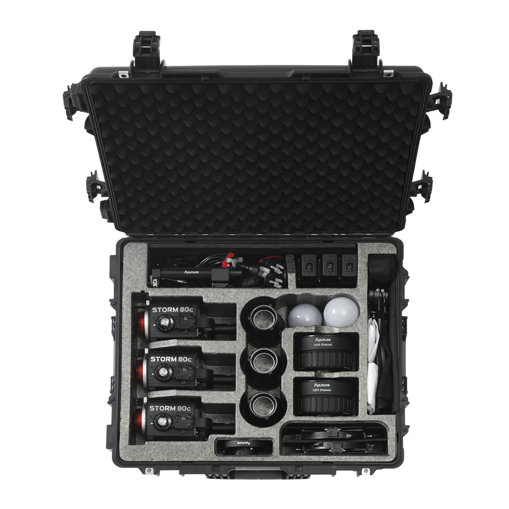 Aputure STORM 80c 3-Light Kit (US) Lighting & Studio | The LA Firm