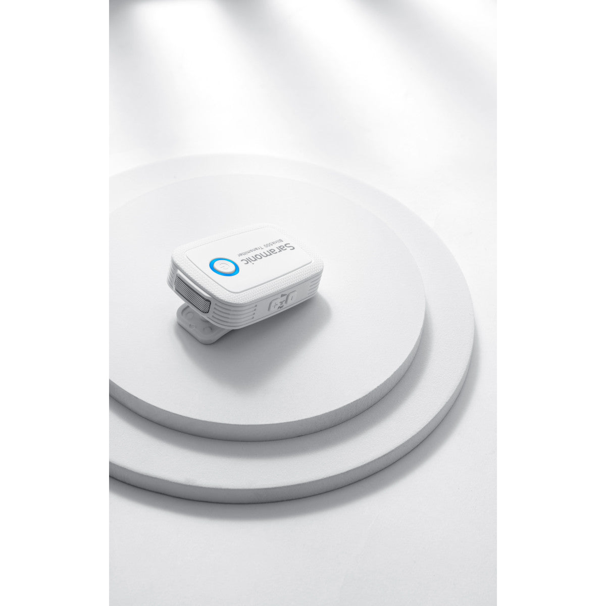 Blink 500 B1 Snow White Wireless Clip-On Mic System w/ Lavalier & Dual Receiver for Cameras & Mobile | The LA Firm