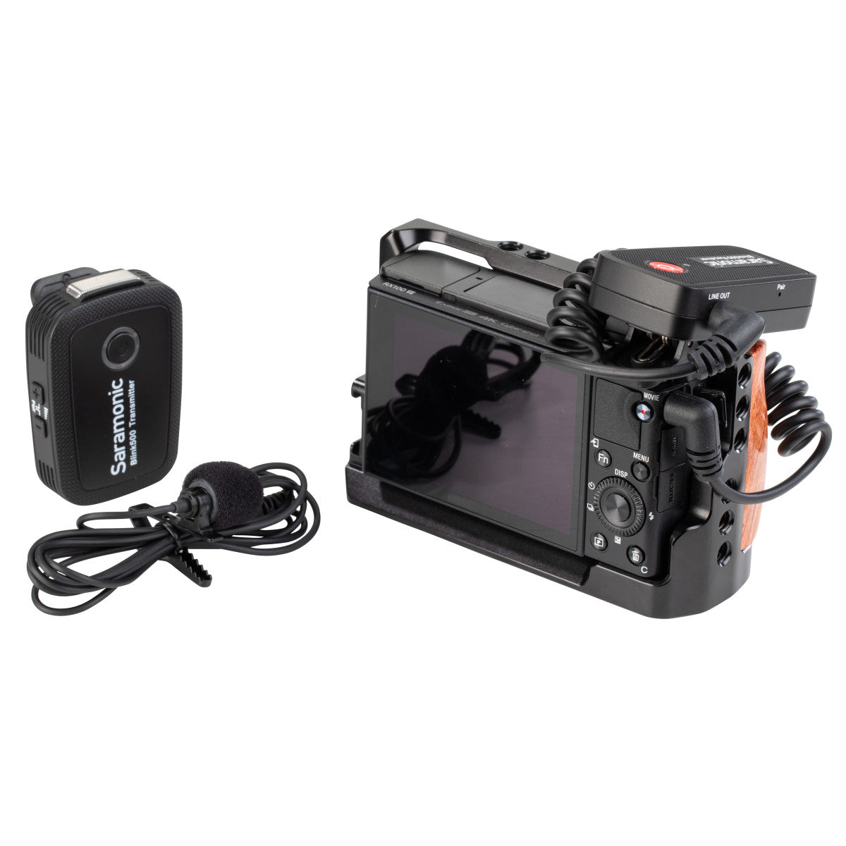 Blink 500 B1 Wireless Clip-On Mic System with Lavalier & Dual Receiver for Cameras & Mobile Devices | The LA Firm