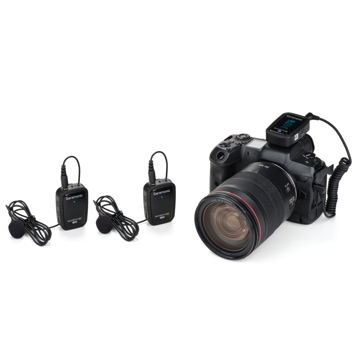 Blink 500 ProX B2R 2-Person Wireless Clip-On Microphone System with On-Board Recording & Lavaliers | The LA Firm