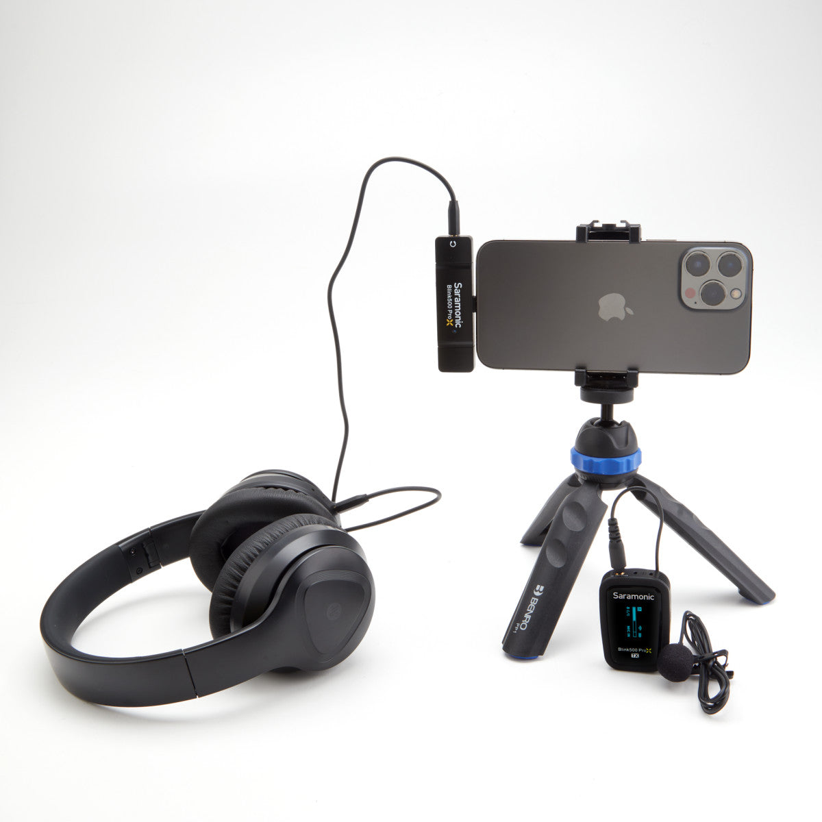 Blink 500 ProX B3 Wireless Clip-On Mic System with Lavalier & Lightning Receiver for iPhone & iPad | The LA Firm