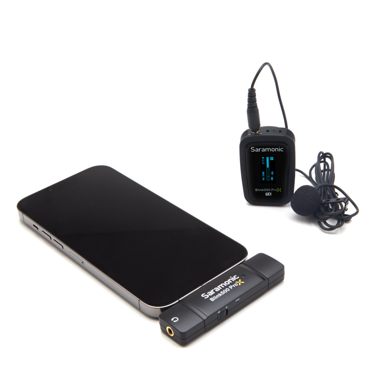 Blink 500 ProX B3 Wireless Clip-On Mic System with Lavalier & Lightning Receiver for iPhone & iPad | The LA Firm