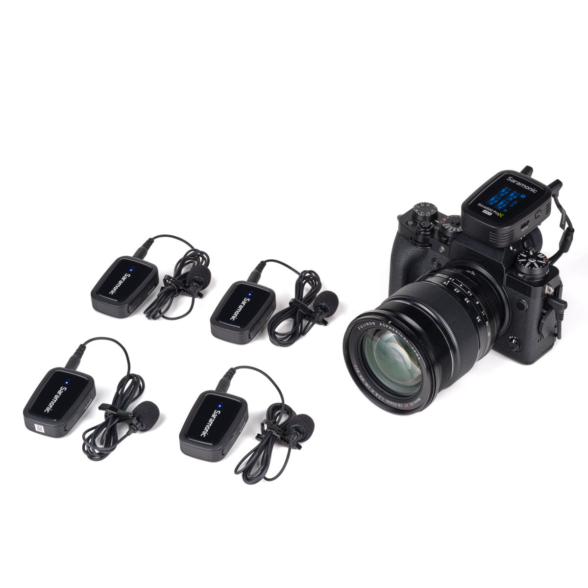 Blink 500 ProX B8 4-Person Wireless Clip-On Mic System with On-Board Recording, N/C and Lavaliers | The LA Firm