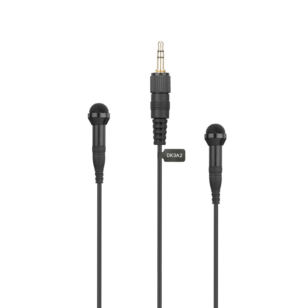 DK3A2 2-Person Dual Omni Lavalier w/ Locking 3.5mm TRS for Recorders, Transmitters, Cameras & More | The LA Firm
