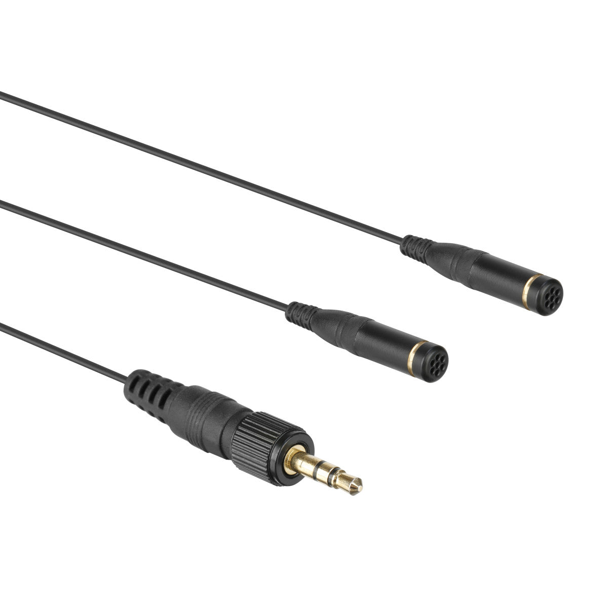 DK3A2 2-Person Dual Omni Lavalier w/ Locking 3.5mm TRS for Recorders, Transmitters, Cameras & More | The LA Firm