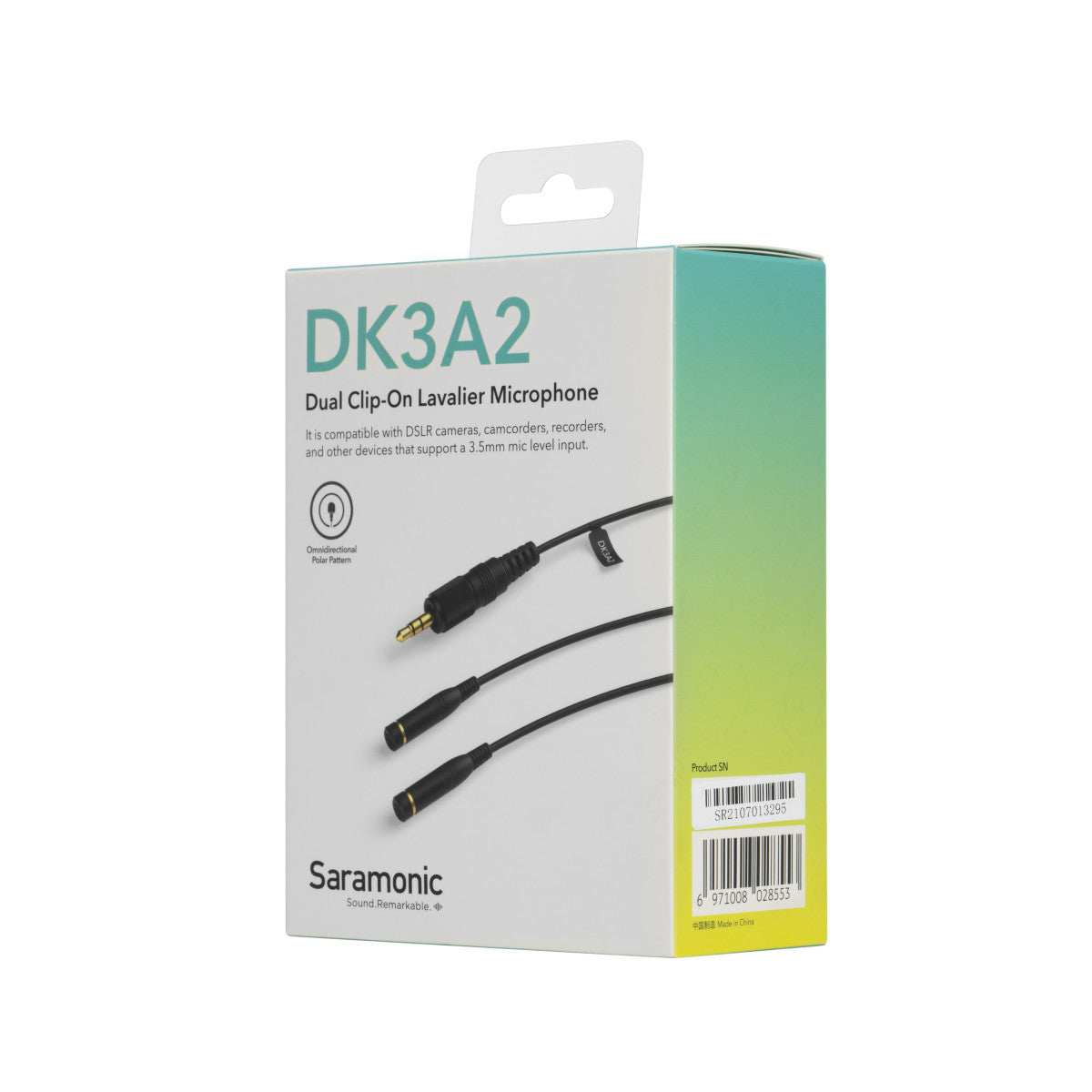 DK3A2 2-Person Dual Omni Lavalier w/ Locking 3.5mm TRS for Recorders, Transmitters, Cameras & More | The LA Firm