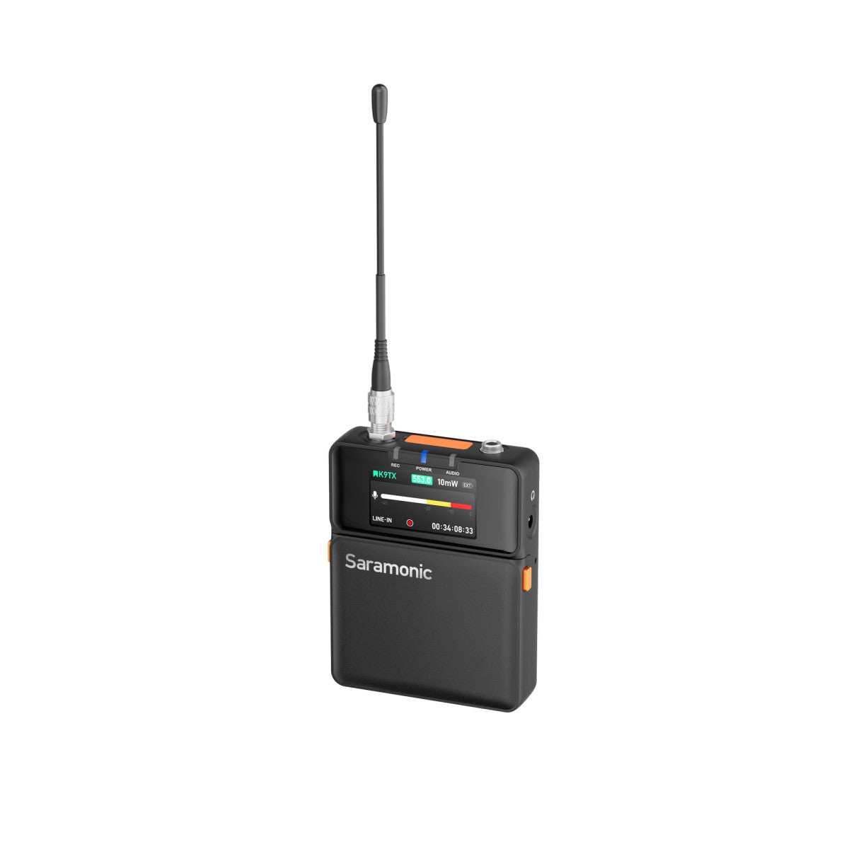 K9-US-TX | Body Pack Transmitter with 3mm Lavalier for the K9-US UHF Wireless System | The LA Firm