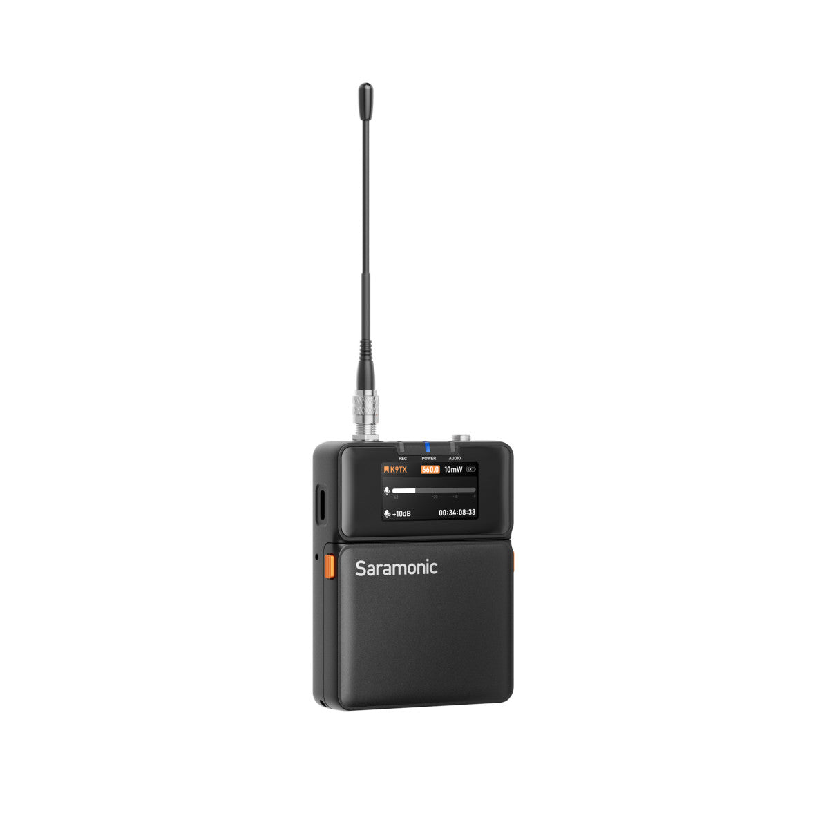 K9-US-TX | Body Pack Transmitter with 3mm Lavalier for the K9-US UHF Wireless System | The LA Firm