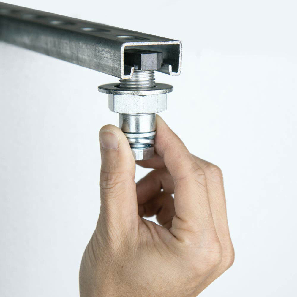 Kupo Strut Channel Adapter with 1/2in-13 Nut & Bolt from www.thelafirm.com