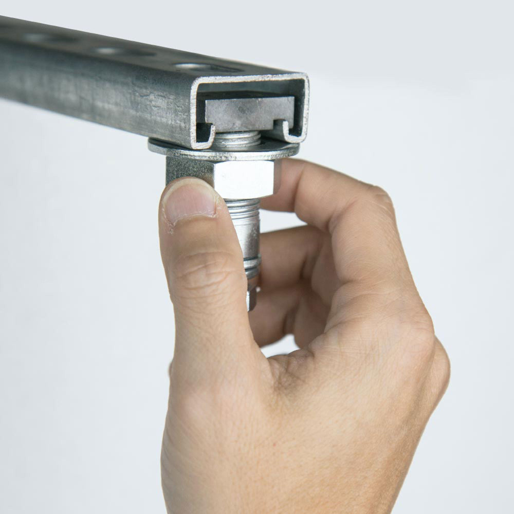 Kupo Strut Channel Adapter with 1/2in-13 Nut & Bolt from www.thelafirm.com