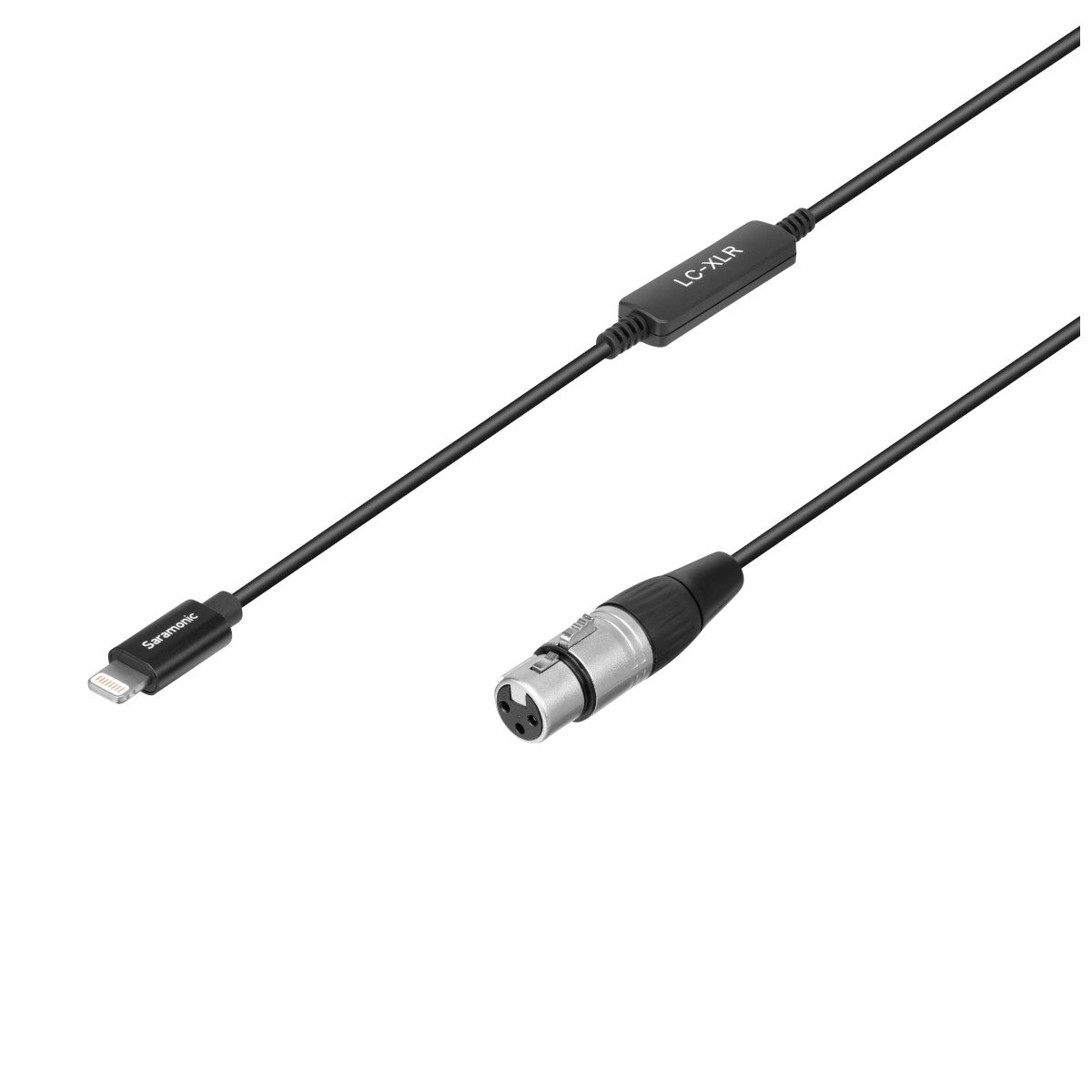 LC-XLR XLR Female to Apple Lightning Microphone Interface Cable for iPhone & iPad 19.7' (6m) | The LA Firm