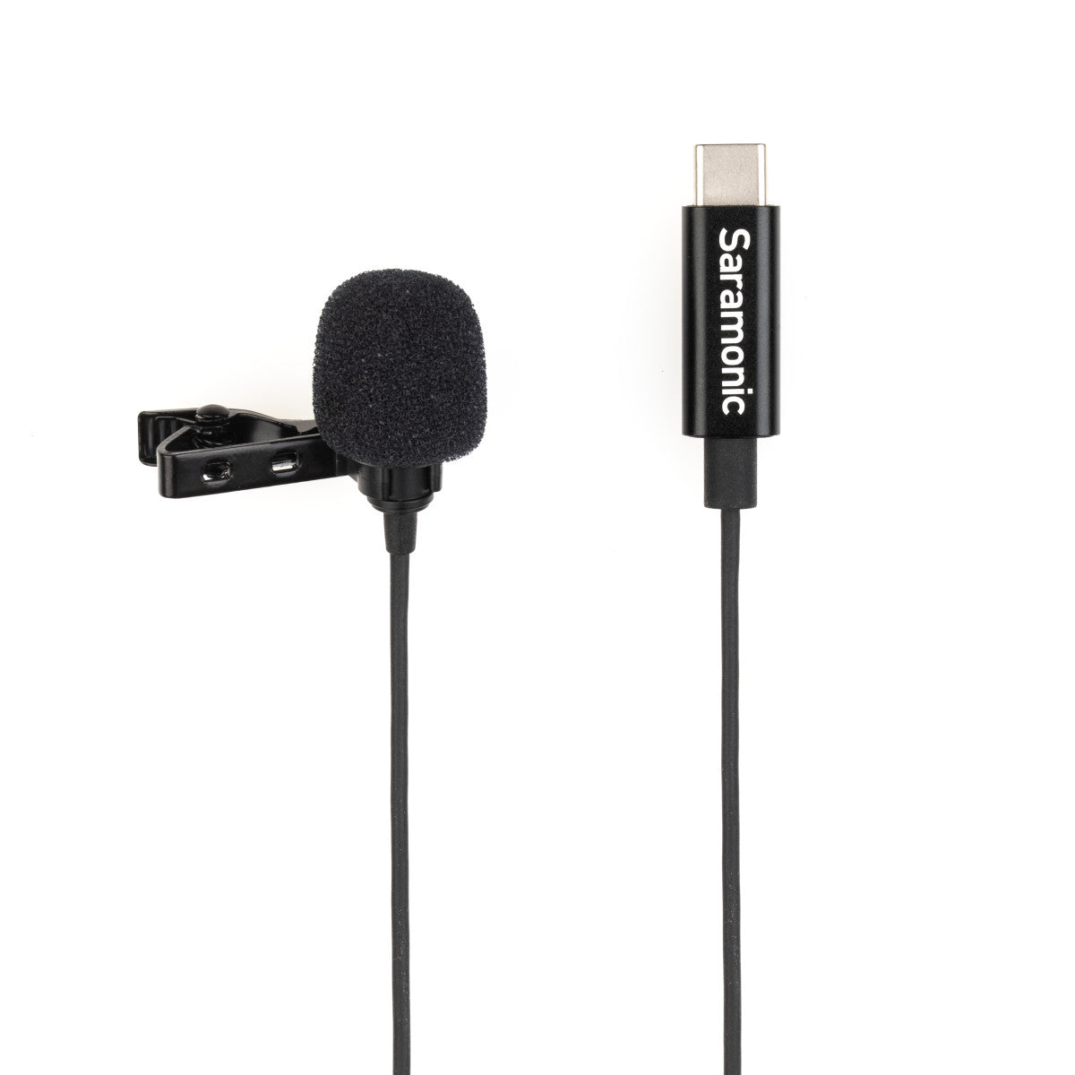 LavMicro-U Lavalier Mic w/ 6.6' USB-C Cable & USB Adapter for iPhone 15, Android, iPad & Computers | The LA Firm