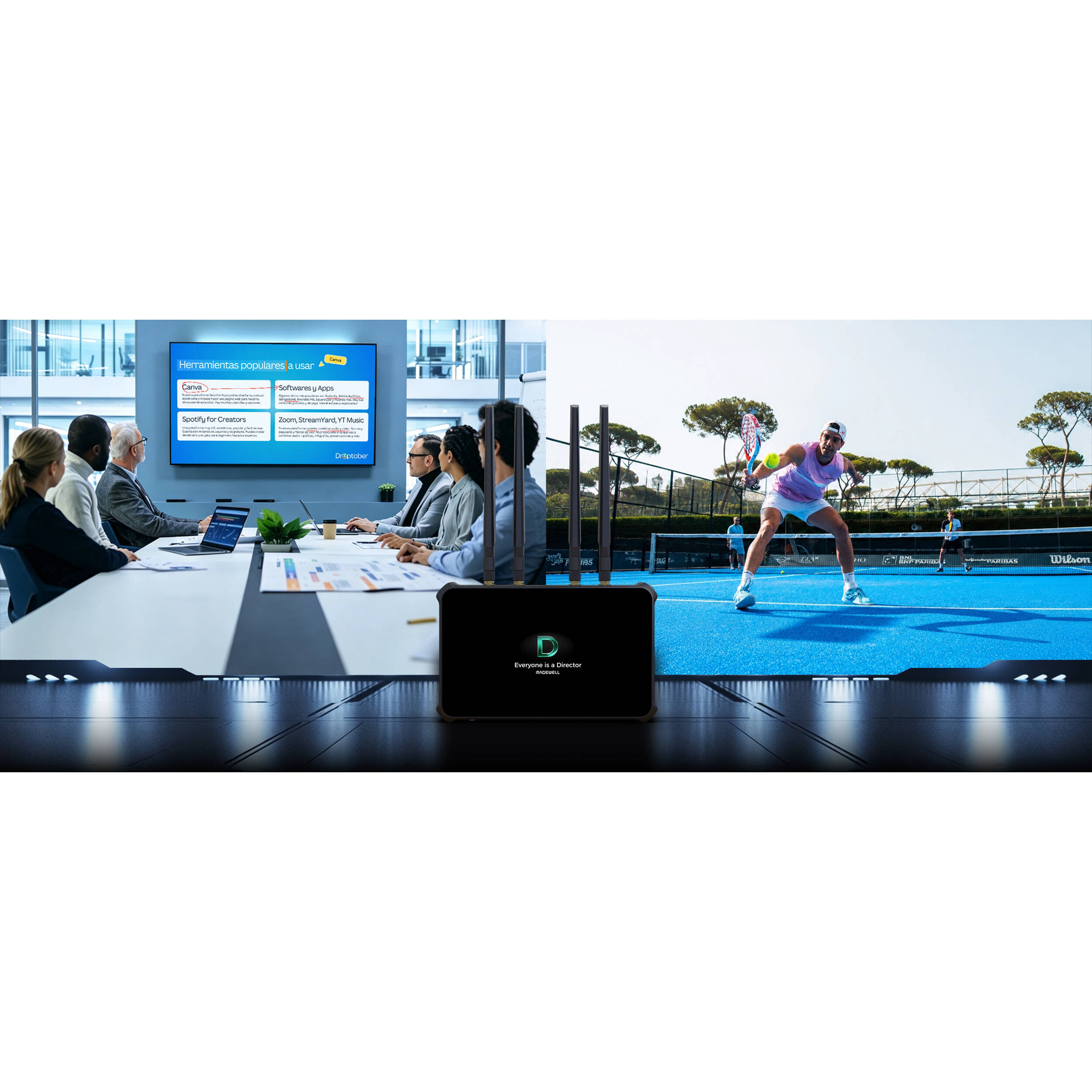 Magewell Director Plus Portable All-in-One 4K Production & Streaming System
