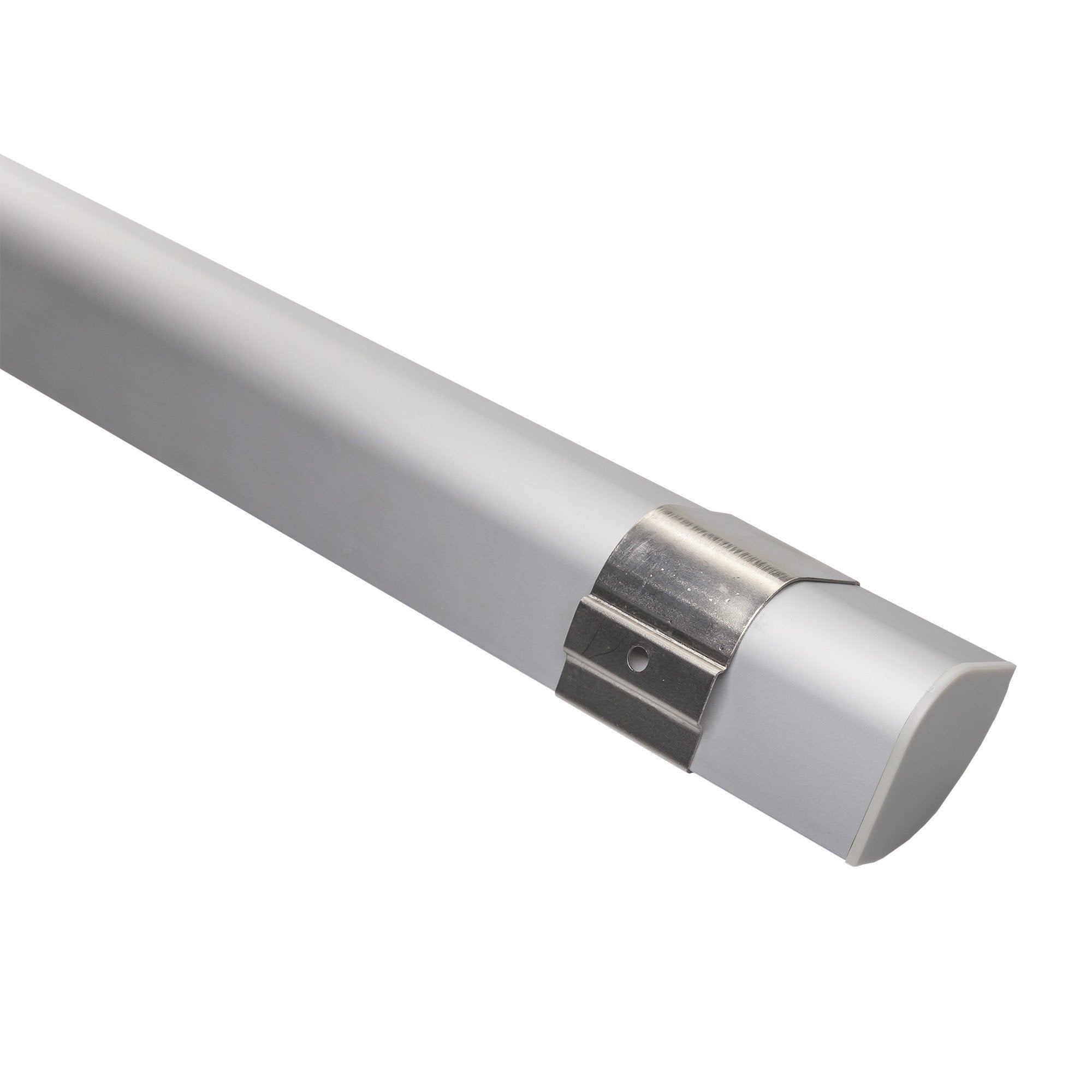 Aluminum Channel - MOSS-ALM-P3030 Milky Surface Mount 2.44 Meter from www.thelafirm.com