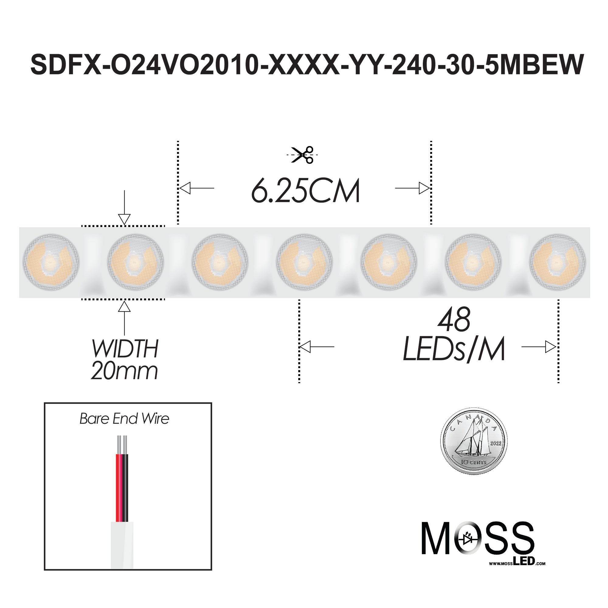 SpotFlex LED 48 White & Single Colour 4000k 5 Meters 30 from www.thelafirm.com
