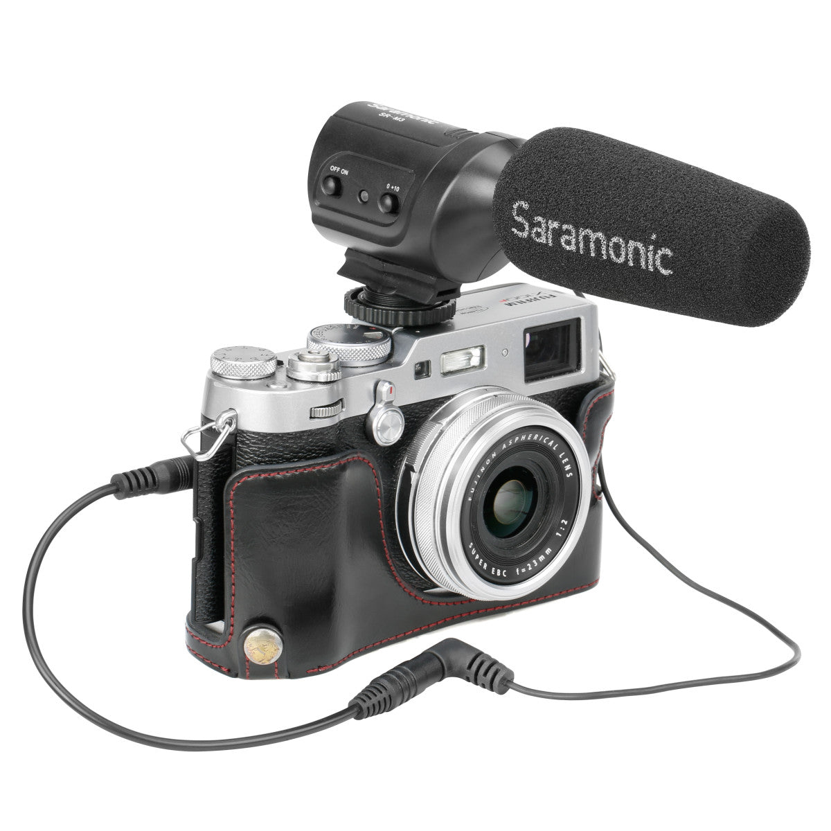 SR-25C35 3.5mm Female to 2.5mm Male Microphone Adapter Cable for use with Cameras with 2.5mm Input | The LA Firm