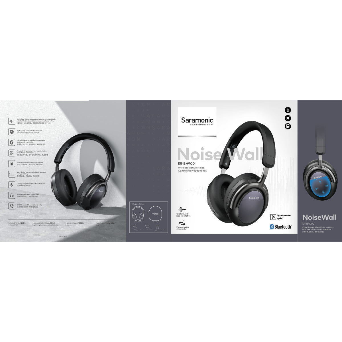 SR-AX100 Battery-Free 2-Channel On-Camera 3.5mm Audio Mixer for Cameras w/ 3 Shoe Accessory Mounts | The LA Firm