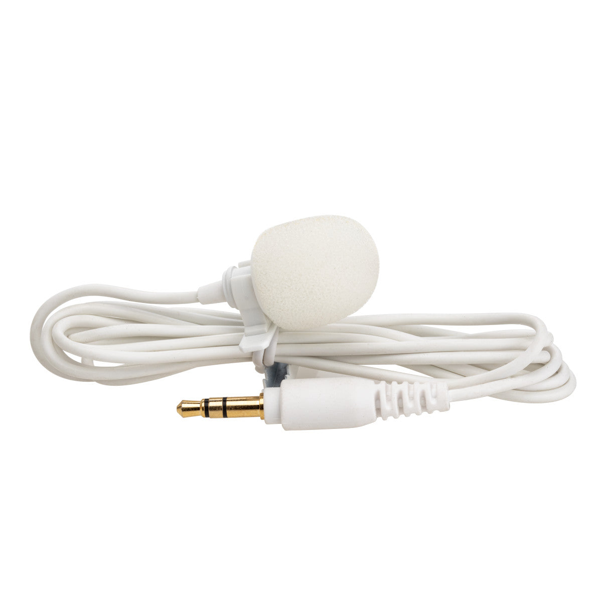 SR-M1W White 3.5mm TRS Lavalier Microphone for Blink 500, Wireless Systems, Recorders, Cams (4.1ft) | The LA Firm