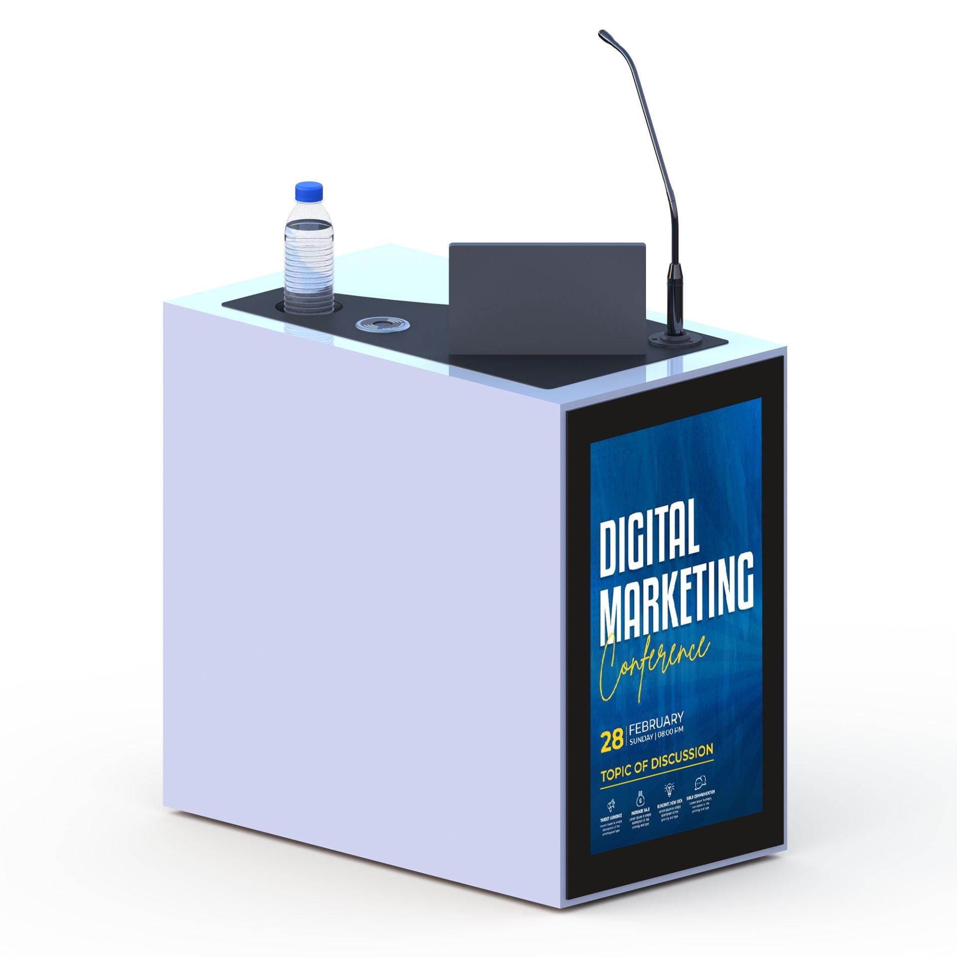 DS24T Panel Discussion Stand from www.thelafirm.com