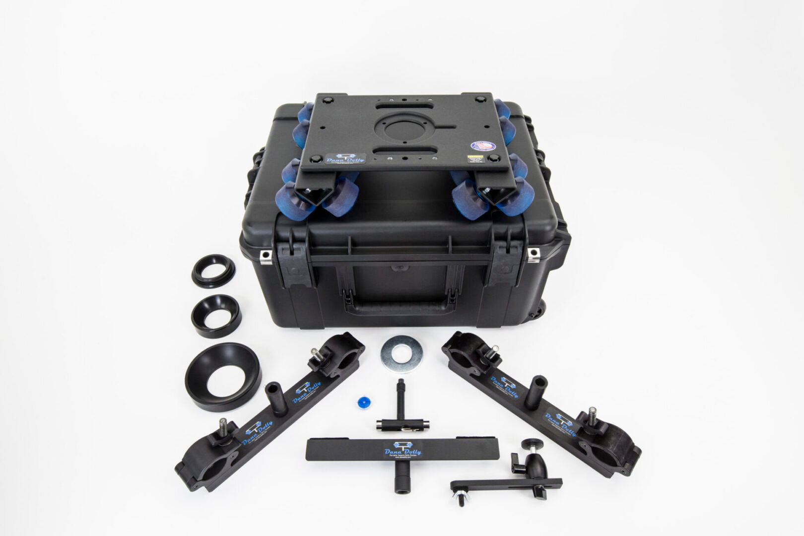Dana Dolly “Universal” Rental Kit by Dana Dolly on pipe-track camera dolly system | The LA Firm