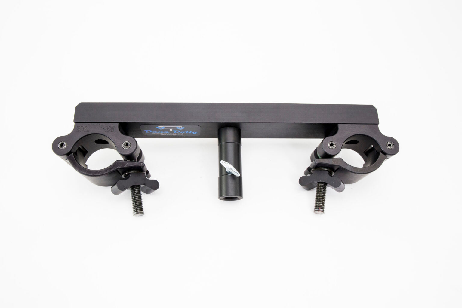 Universal Track End by Dana Dolly on pipe-track camera dolly system | The LA Firm