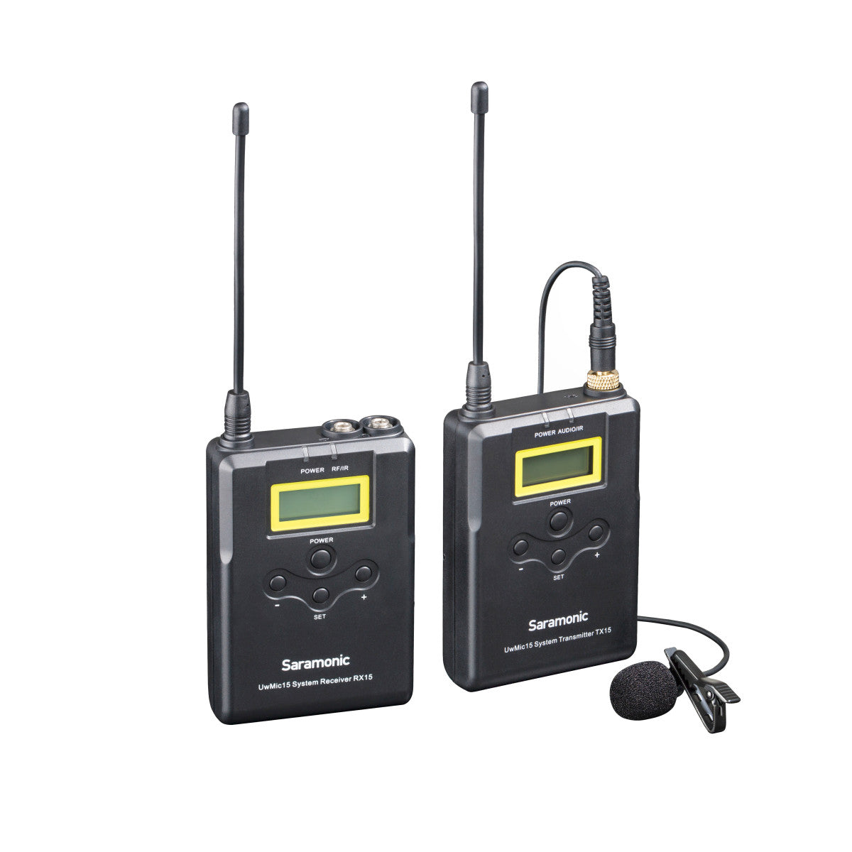 UwMic15 16-Ch UHF Wireless Lavalier Microphone System w/ Portable Camera-Mountable Wireless Receiver | The LA Firm