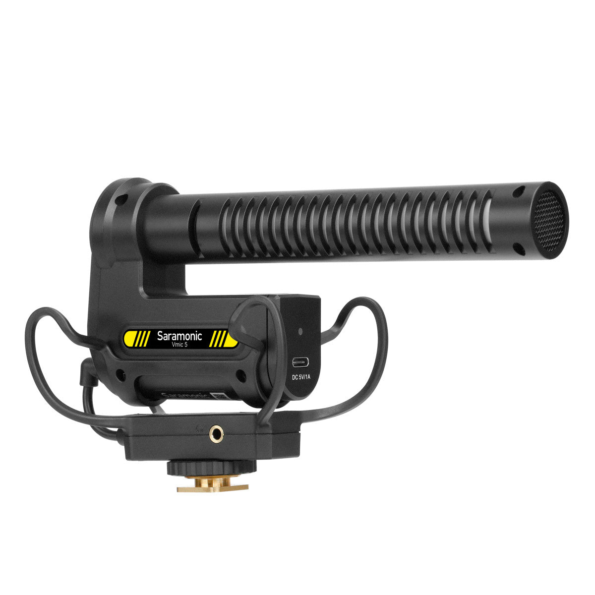 Vmic5 On-Camera Supercardioid Shotgun Mic w/ Headphone Out, Furry Windscreen, 150hr Battery & More | The LA Firm