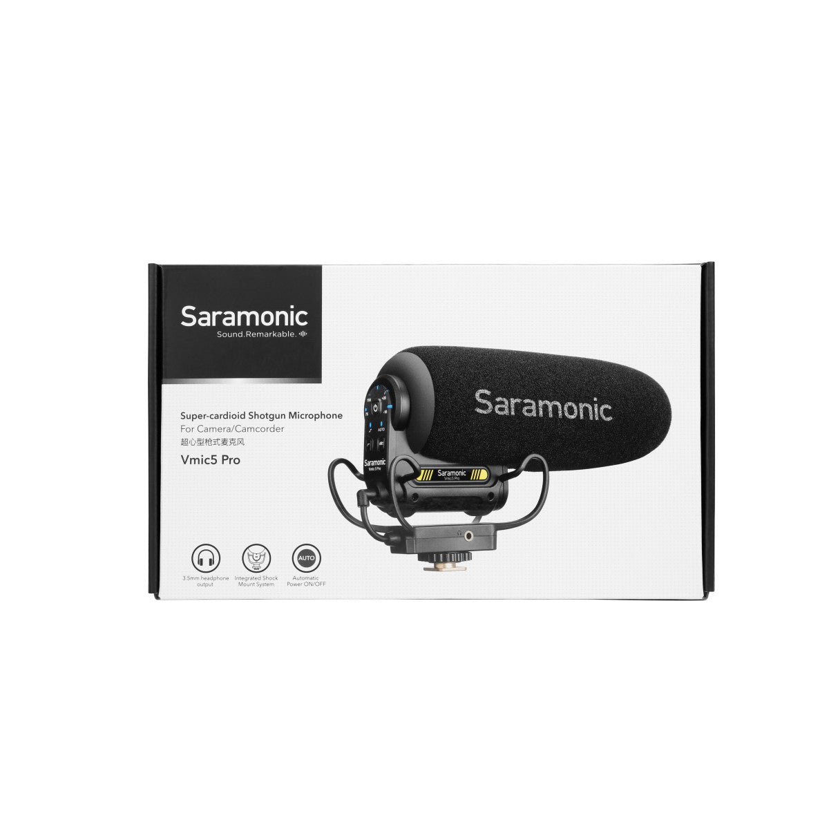 Vmic5 Pro On-Camera Supercardioid Shotgun w/ Advanced Sonic Controls, HP Out, Furry Windscreen, More | The LA Firm