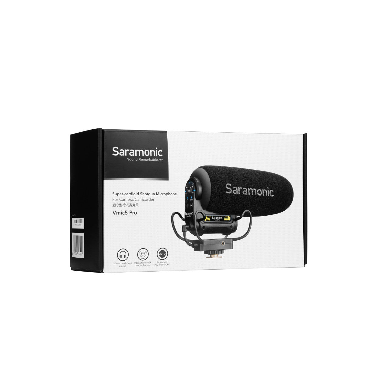 Vmic5 Pro On-Camera Supercardioid Shotgun w/ Advanced Sonic Controls, HP Out, Furry Windscreen, More | The LA Firm