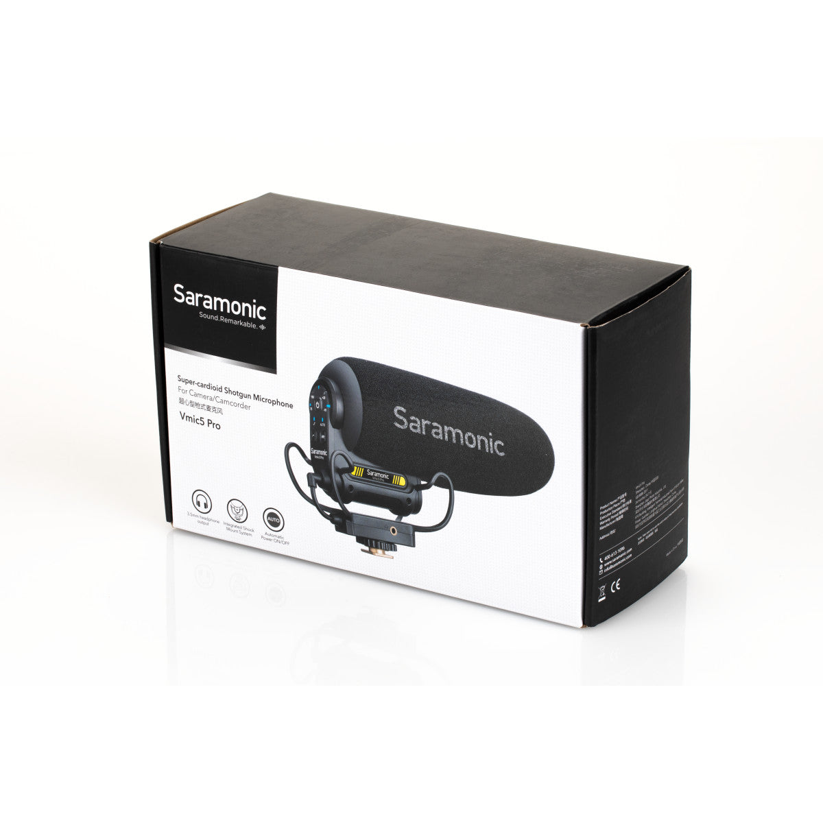 Vmic5 Pro On-Camera Supercardioid Shotgun w/ Advanced Sonic Controls, HP Out, Furry Windscreen, More | The LA Firm