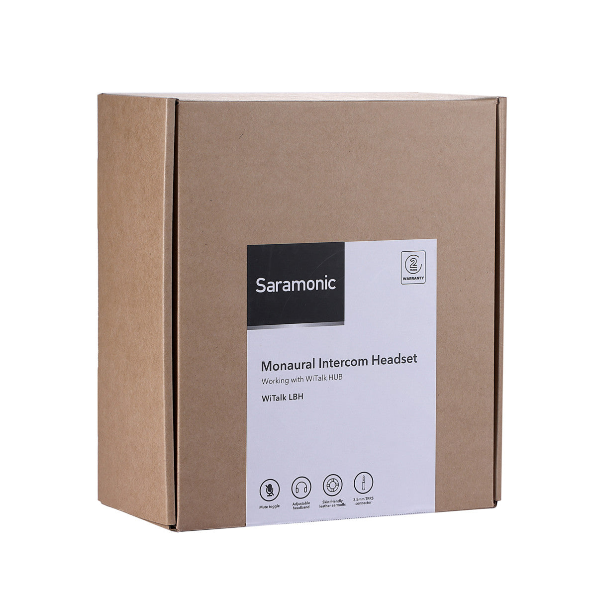 WiTalk-LBH Wired Lightweight Backband Headset for WiTalk-HUB Base Station with 4.7' TRRS Cable | The LA Firm