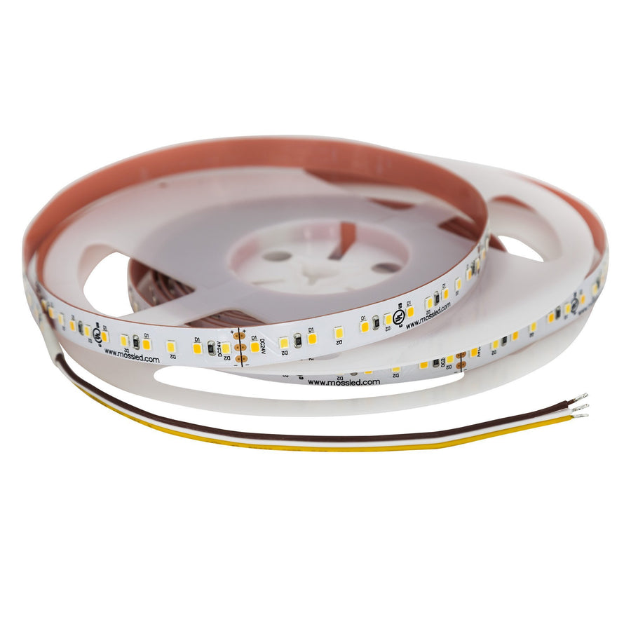 FlexLED Bi-Colour 2700K - 5600K 24v (CCT Adjustable) IP43 (Indoor) 196 LED/meter Bare Wire from www.thelafirm.com