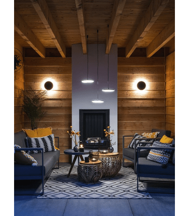 DISC PENDANT 100-230V TRIPLE Black7.0 ft lead - 120V/230V - 11.8 VA - (3) DISC PENDANT - BASE TRIPLE from www.thelafirm.com