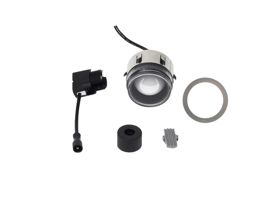 DOT Pearl Grey 60mm - 12V/21V - 0.8 VA - Ring 68 PG from www.thelafirm.com