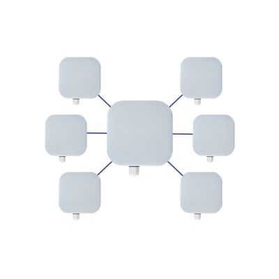 EtherWAN EasyLink Pro MP Series (6x Paired Wireless Bridge Clients and 1x Wireless Bridge Base Unit) | The LA Firm