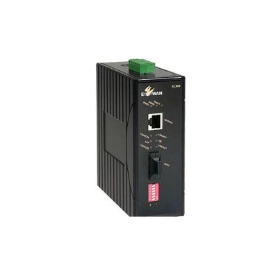 EtherWAN Hardened (-40°C - 75°C) 1x 10/100TX port to 1x 100FX Fiber port Media Converter | The LA Firm
