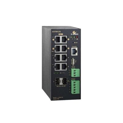 EtherWAN Hardened Managed 8-Port Gigabit PoE++ and 4-Port 100/1G/2.5G SFP Ethernet Switch | The LA Firm