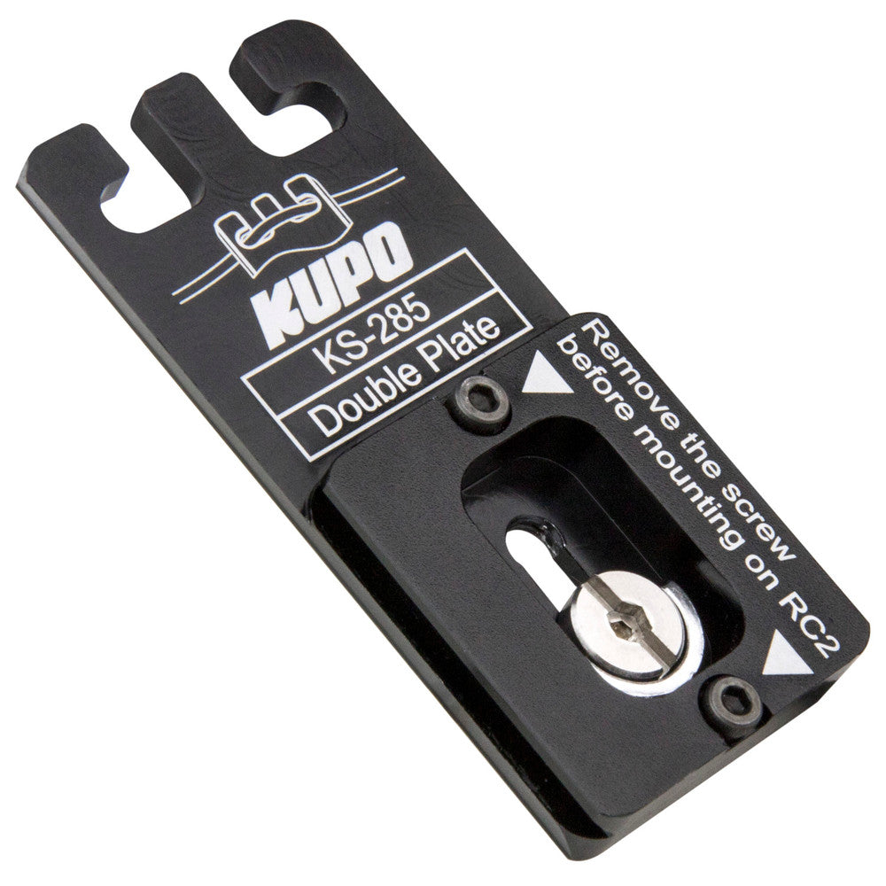 Kupo Double Cable Plate for Arca-Swiss and Manfrotto RC2 from www.thelafirm.com